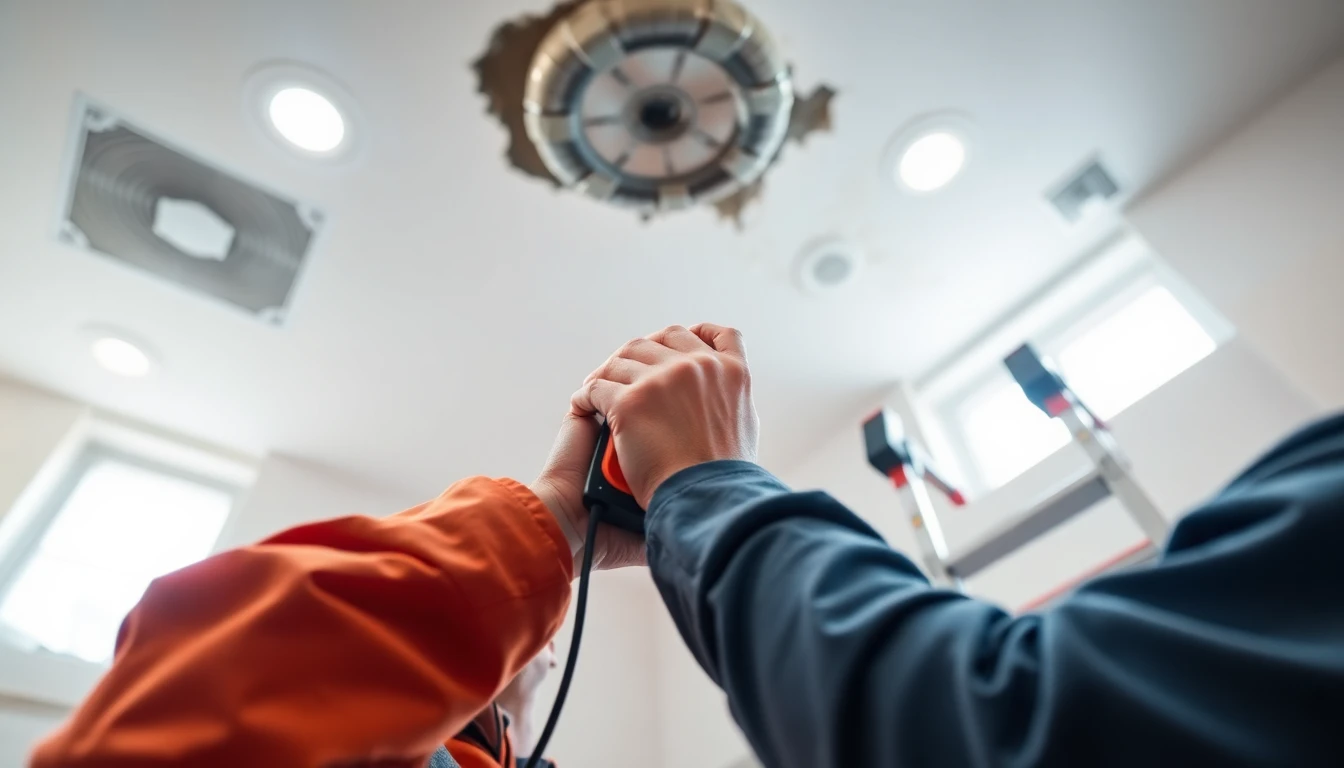 Ceiling Water Damage Repair